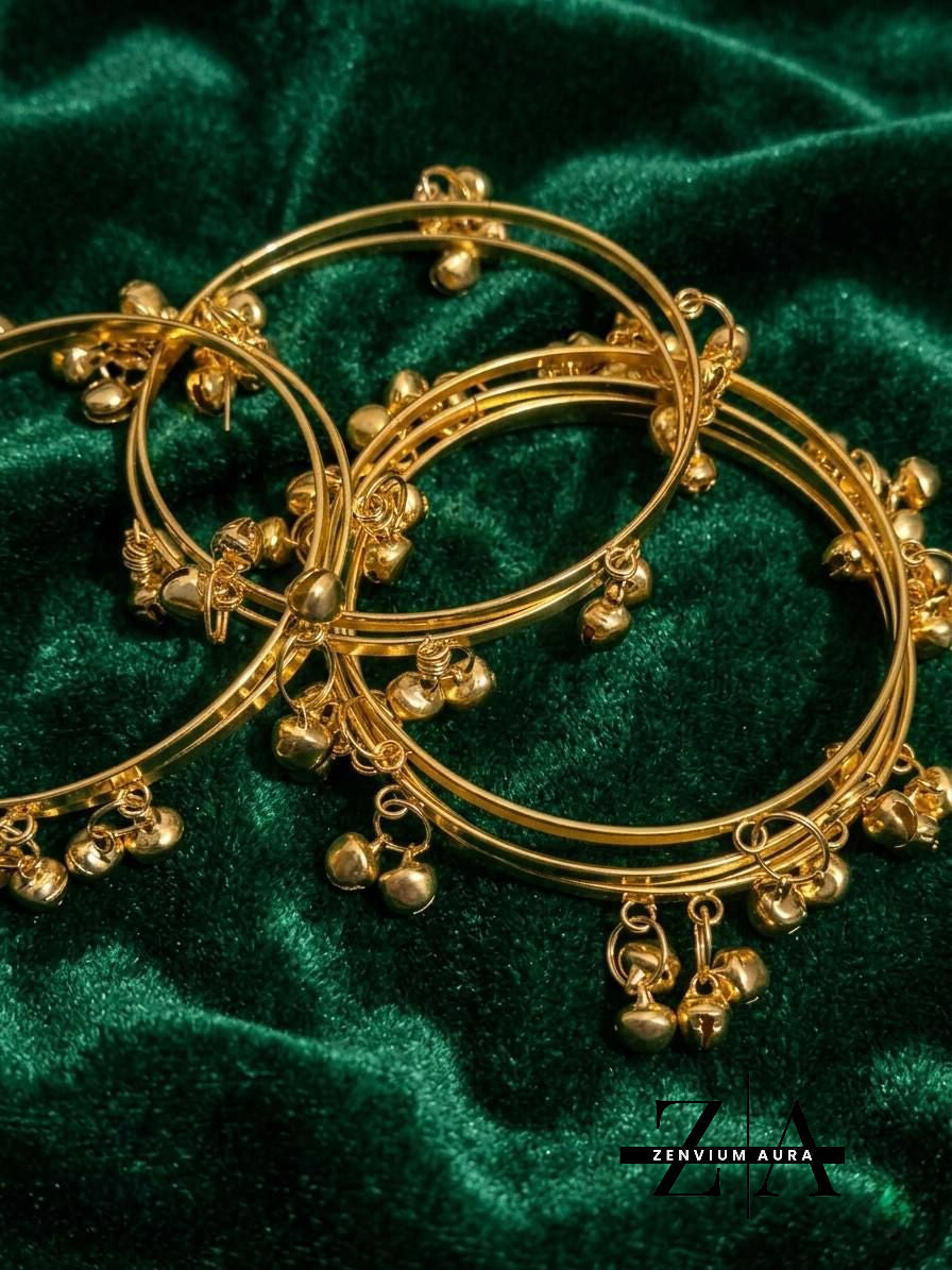 Golden Ghungroo Bangles